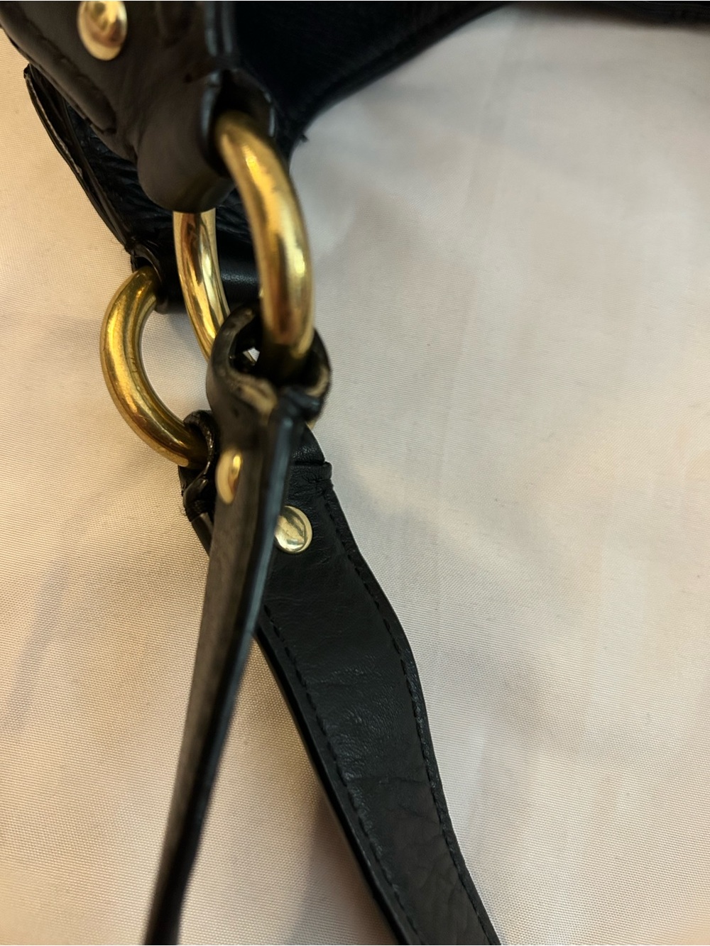 Coach Campbell Black Leather Hobo - Picture 8 of 16